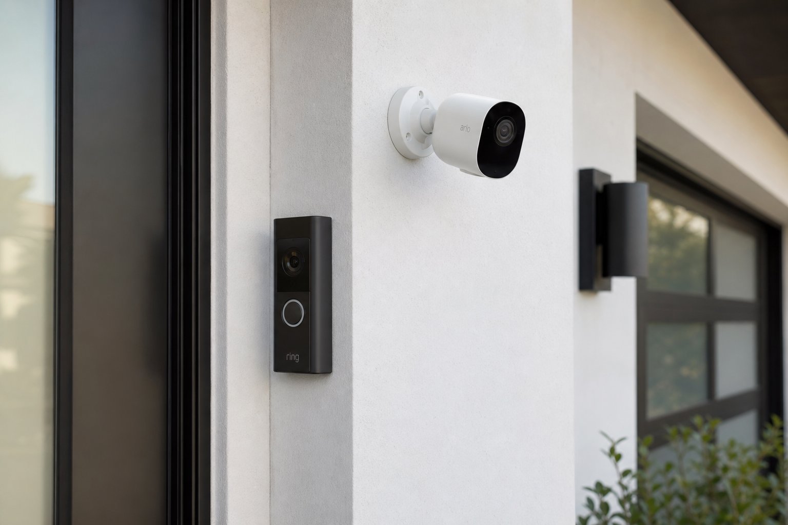 Smart home security camera and doorbell